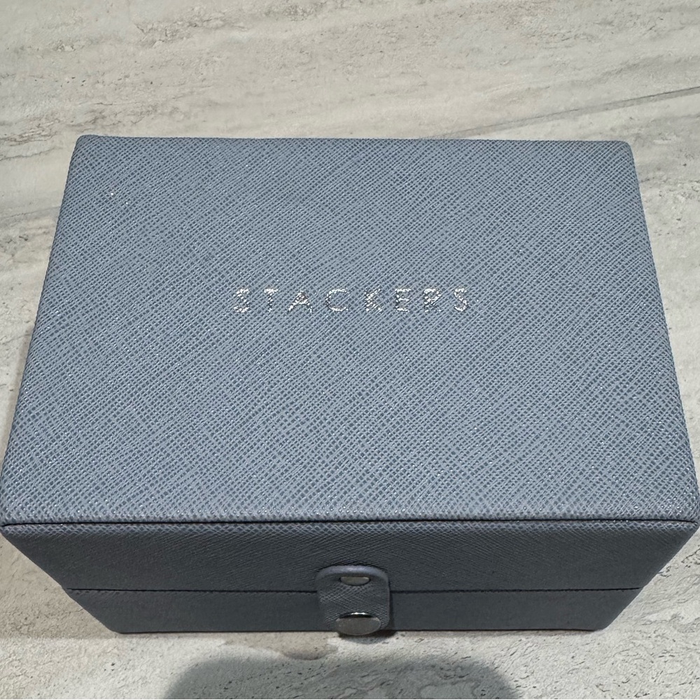 Stacker Travel Jewelry Box Blue
